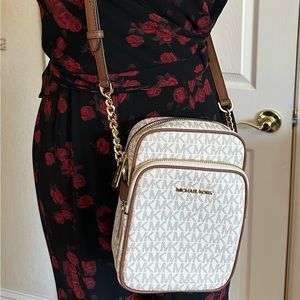 Michael Kors, Jet set travel, medium logo, Crossbody bag